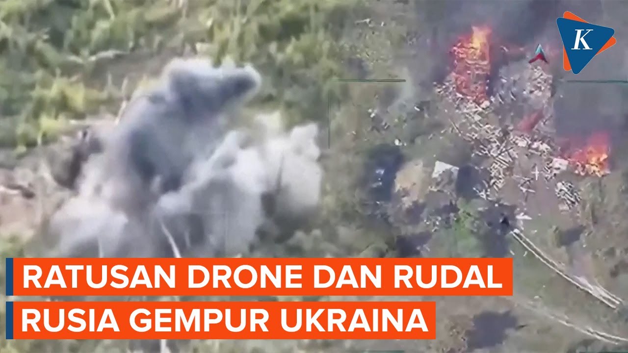 Ratusan Drone dan Rudal Rusia Gempur Ukraina, Polandia Siagakan Jet Tempur