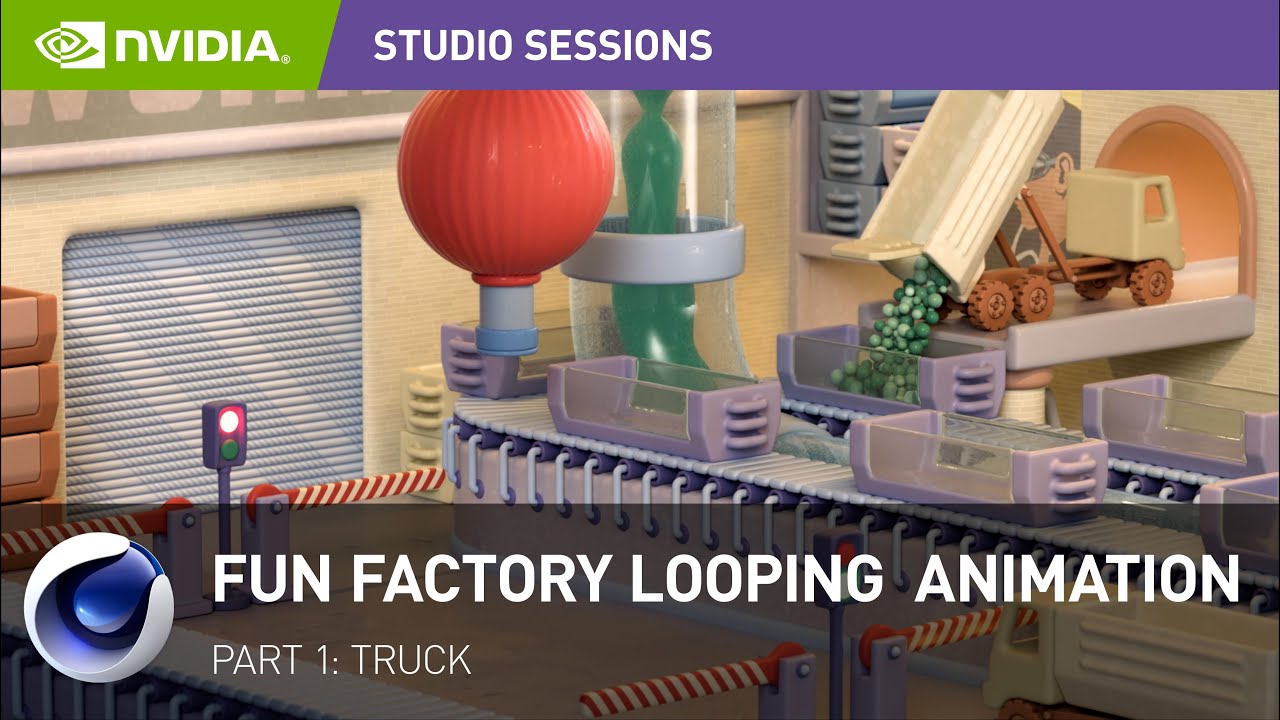 Creating a Fun Factory Looping Animation w/ Perry Cooper | Part 1: Truck