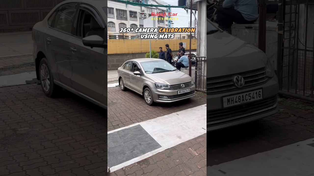 Volkswagen Vento installed with Yuemi infotainment system and 360* cameras #shortsviral #vento