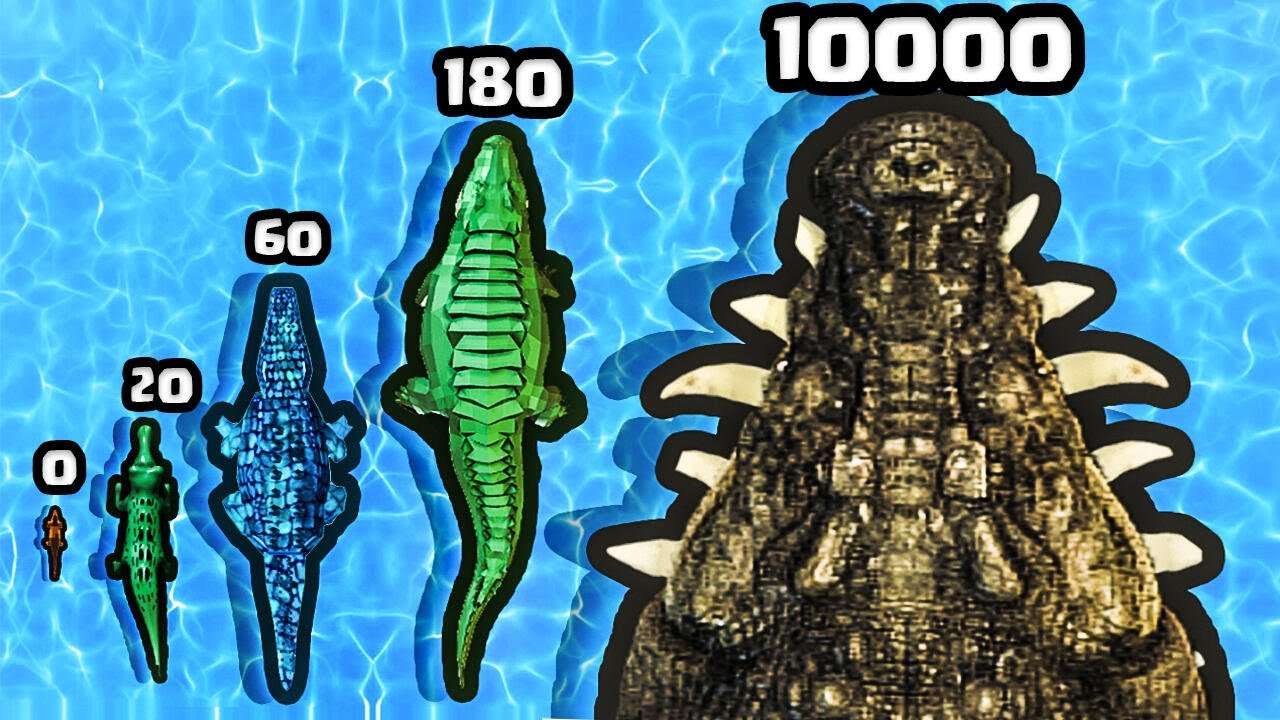 Can I grow a MAX LEVEL CROCODILE?