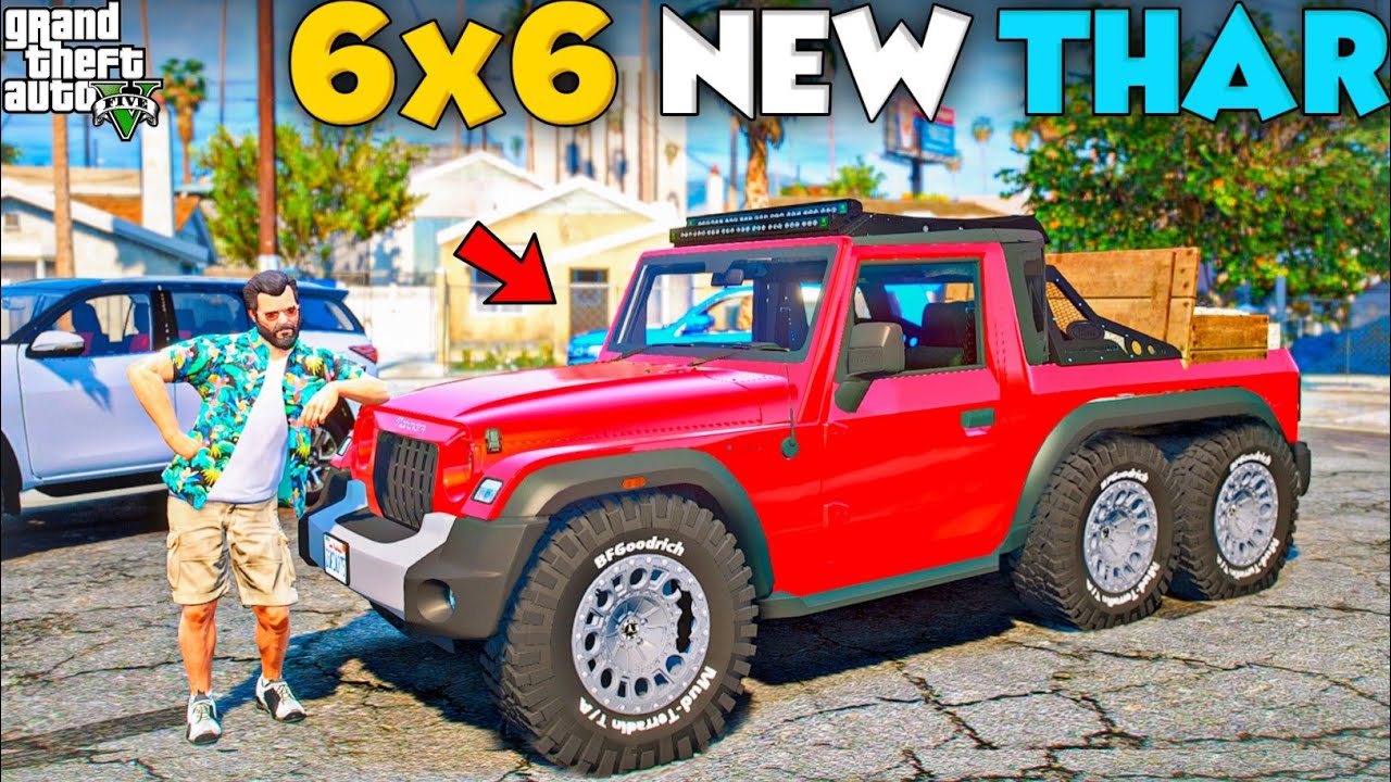 Finally New 6x6 Monster Modified Thar Ki Delivery Leli ❤️😱 - GTA 5 MODS!