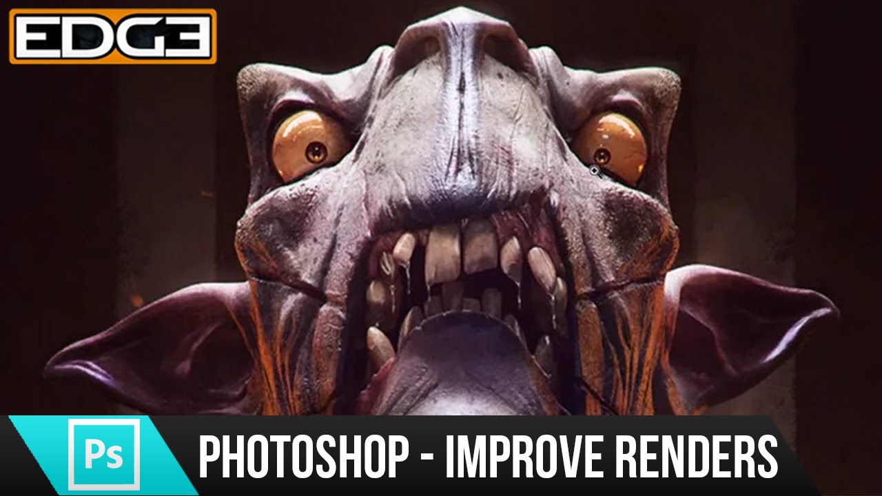 Photoshop Tutorial - How to Improve 3D Renders