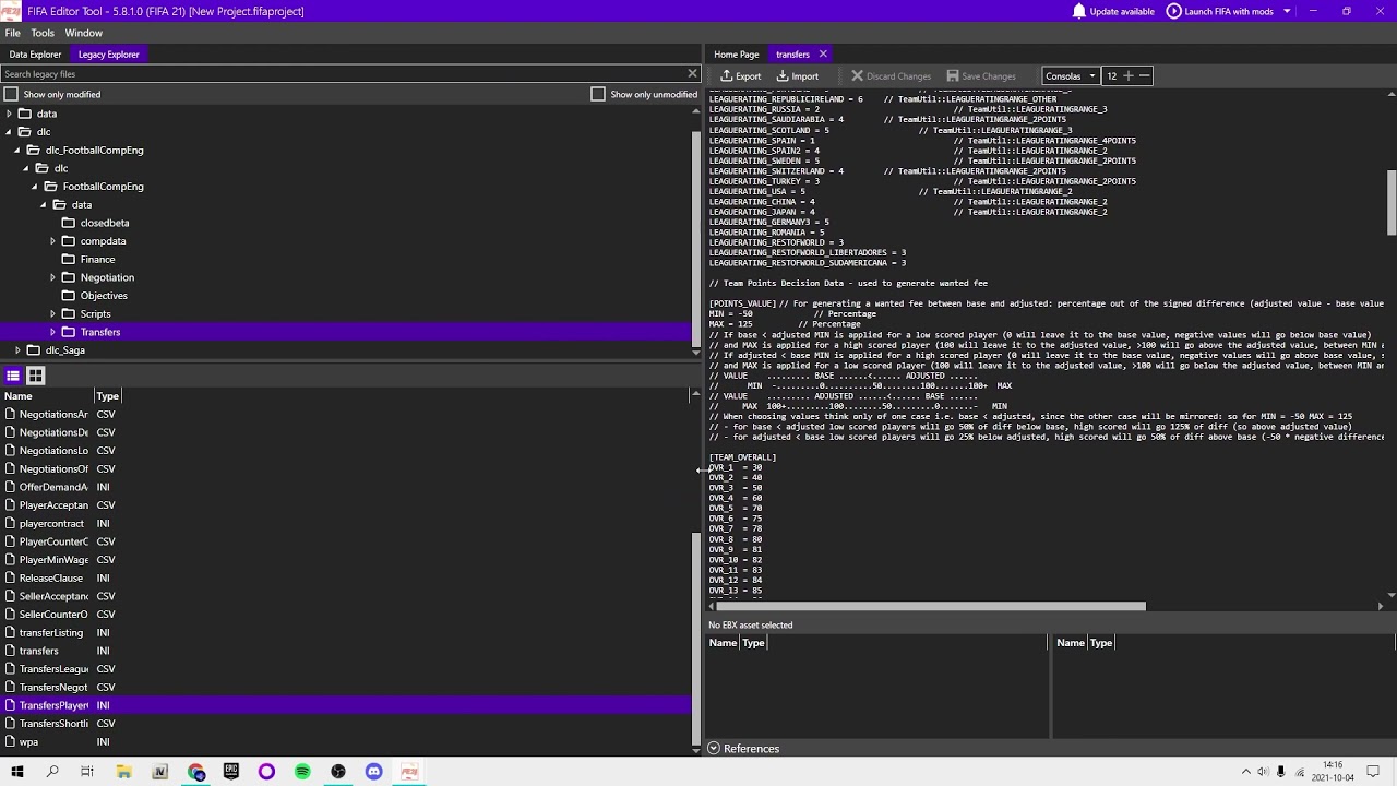 How To Create Database Mods For Fifa