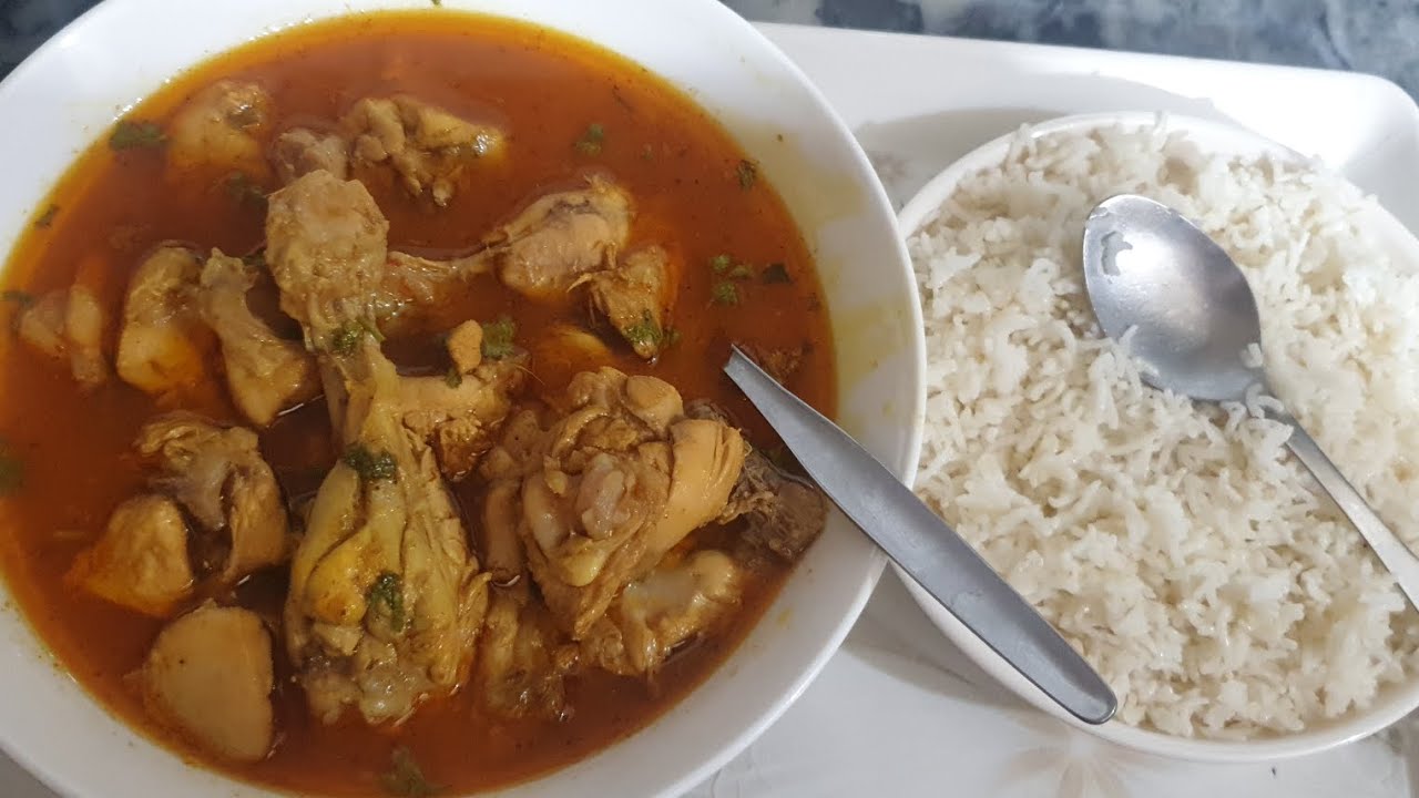 Simple chicken shorba and rice 🍚 😋 