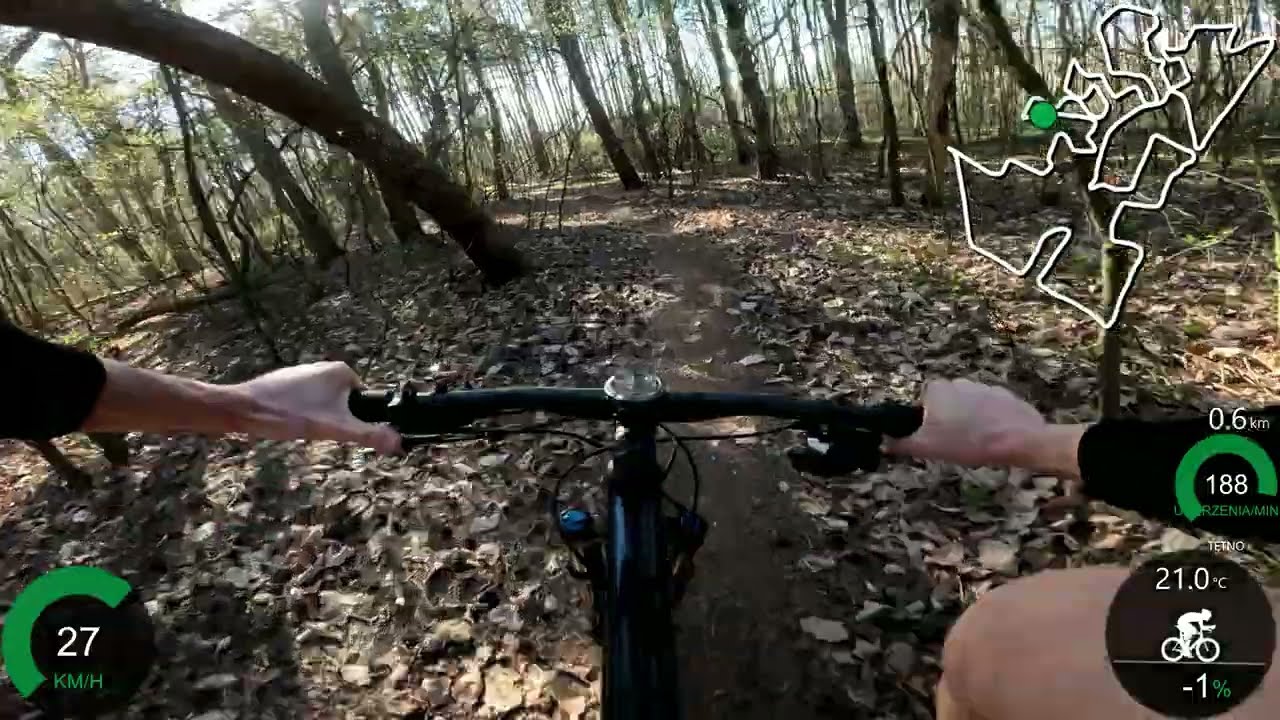 Singletrack KOMORNIKI MTB TEAM z prologu SolidMTB | 4.8km | 4K