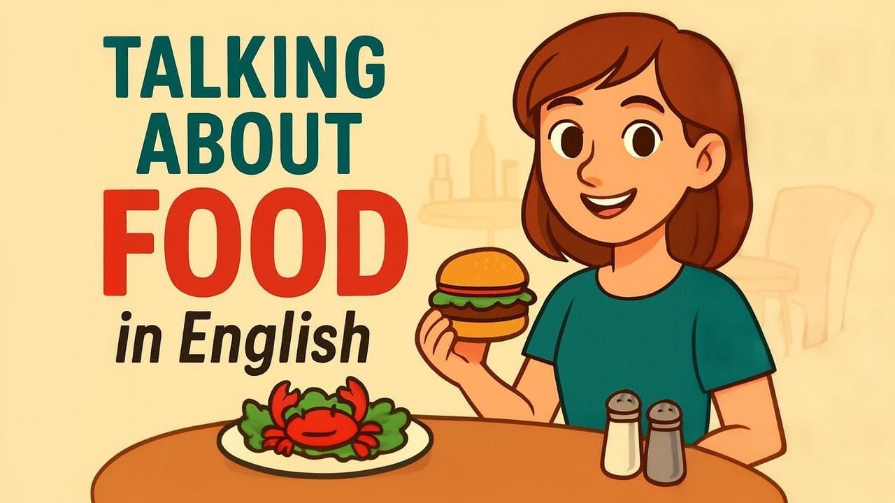 Talk About Your Favorite Food in English | Easy English Conversation Practice for Beginners
