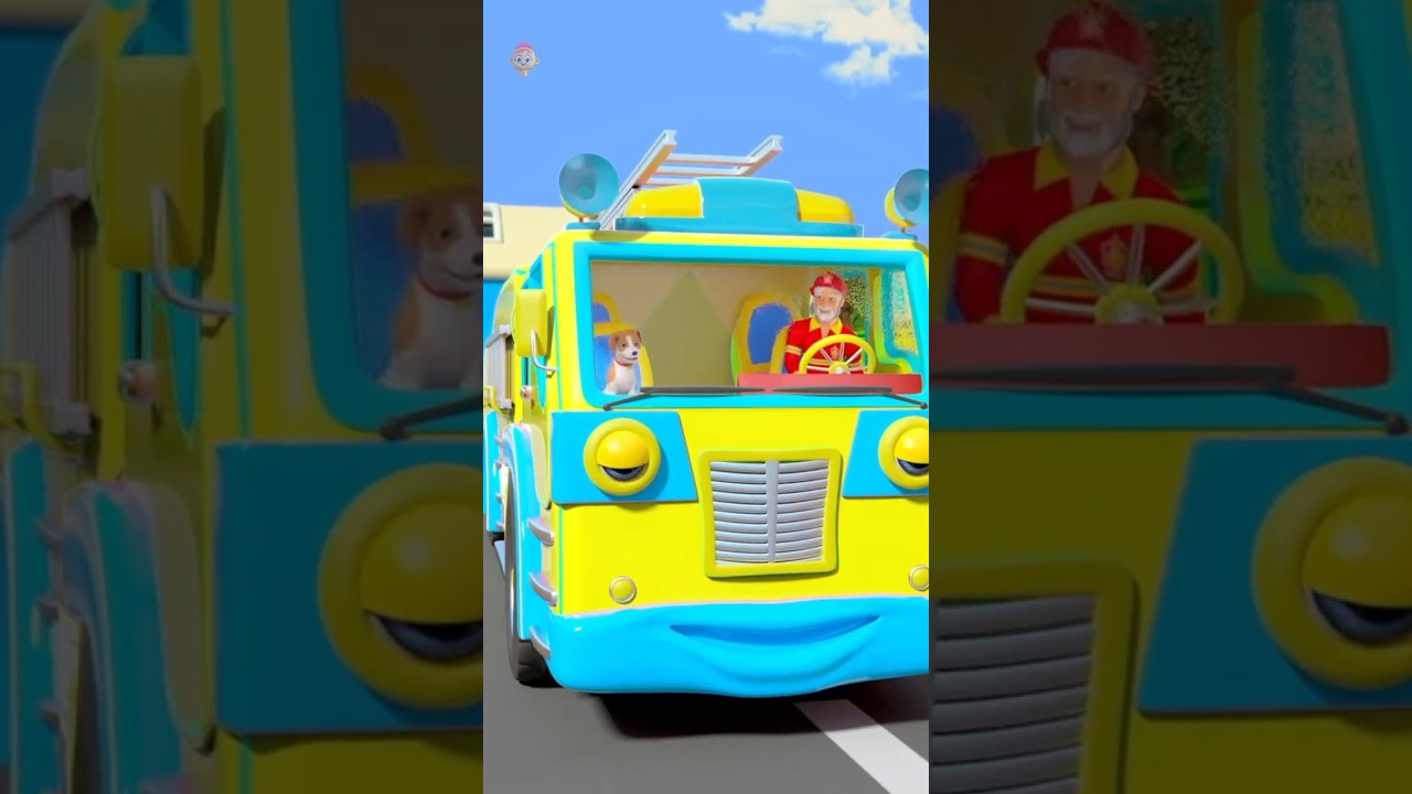 Wheels on the Fire Truck Go Round & Round 