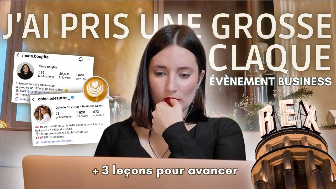 Les 3 plus grosses leçons business tirées d'un évènement entrepreneurial premium