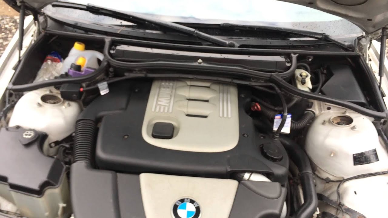 BMW e46 compact 320td M47n hot start, running