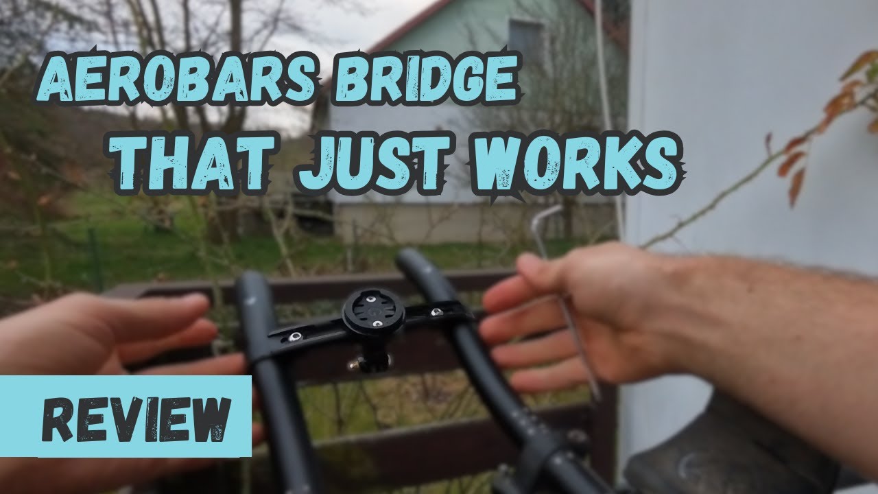 Review of aerobars bridge - computer mount - for bikepacking