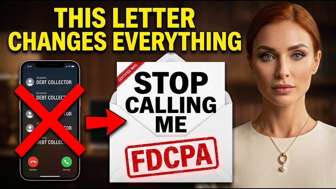 Debt Collectors MUST Stop Calling You If You Send This One Letter.