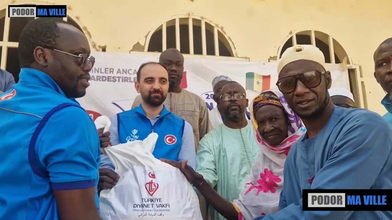 PODOR: 500 KITS ALIMENTAIRES DISTRIBUÉS A PODOR PAR L’ONG TURQUE DIYANET