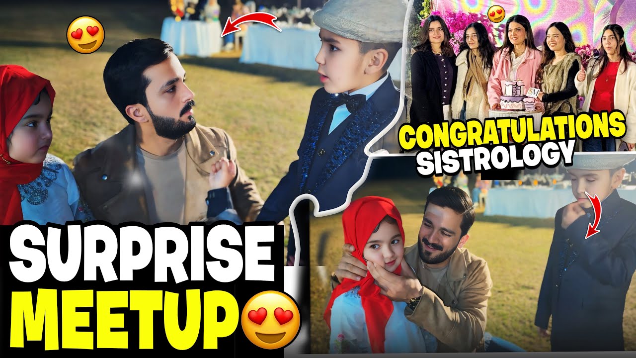 Congratulations Sistrology🙌 Surprise Meet Up With Rajab Butt 🥰 Aroob Or Muskan Ki Dosti Hogai