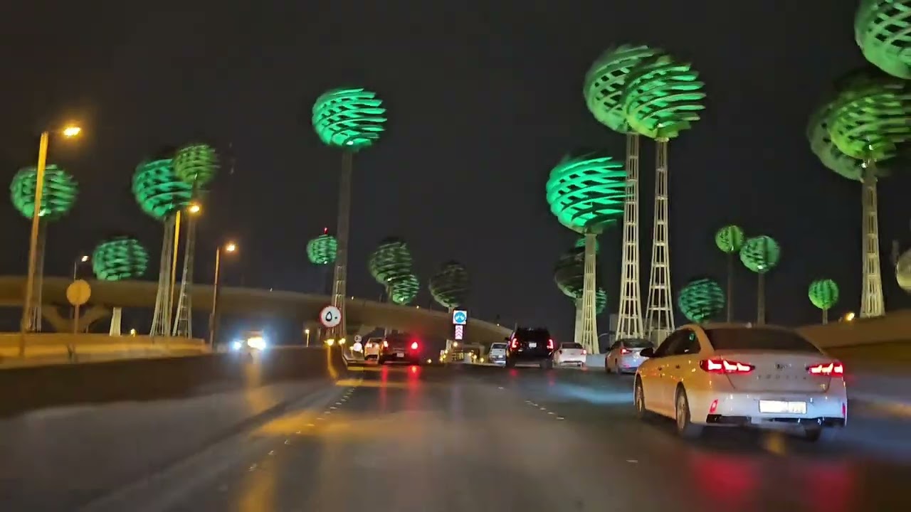 night drive in Riyadh Highway 🛣