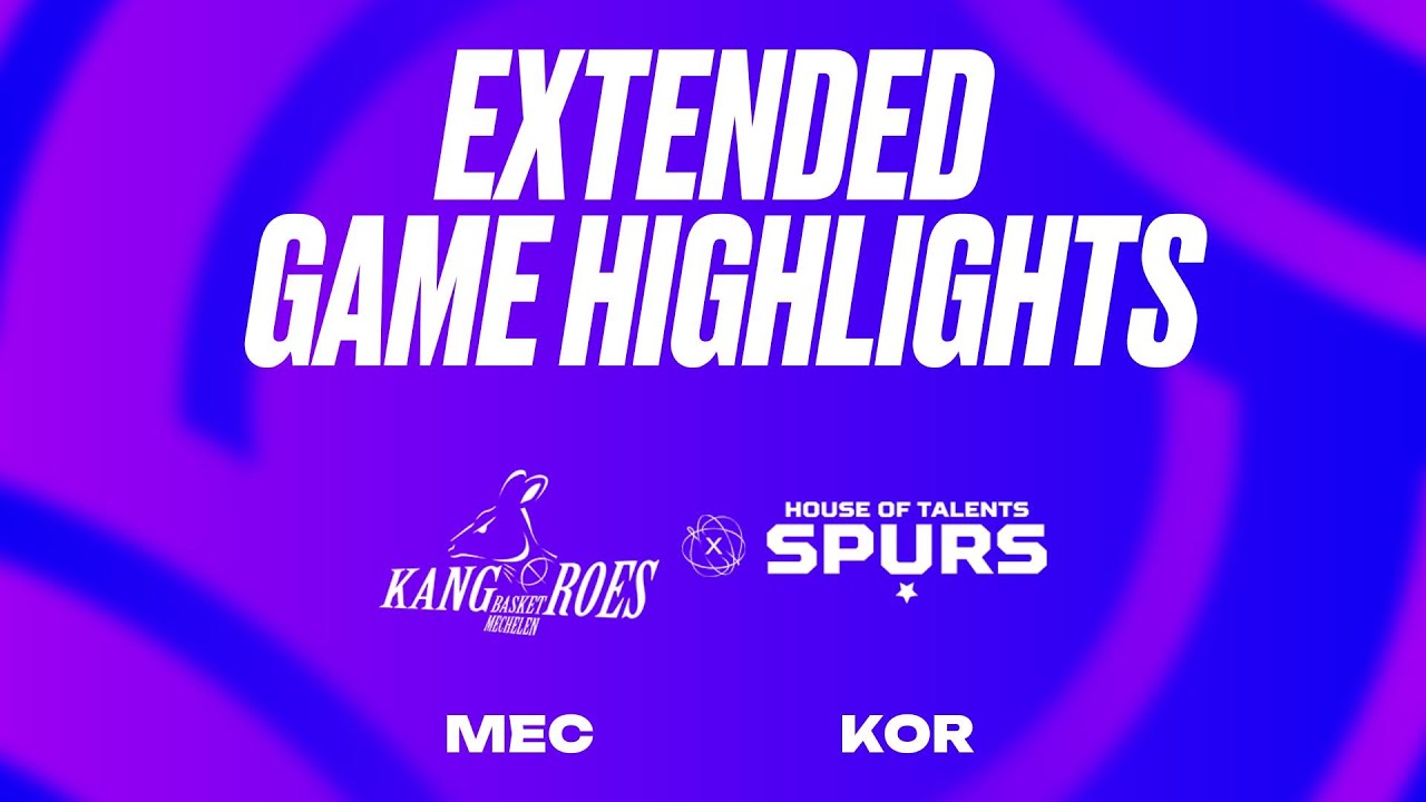 Kangoeroes Basket Mechelen vs. House of Talents Kortrijk Spurs Extended Game Highlights