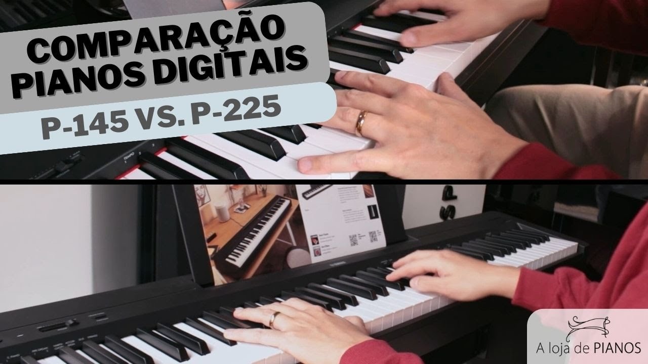 Comparação de Pianos Digitais :: Yamaha P145 vs Yamaha P225