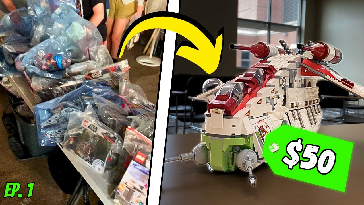 INSANE Lego Garage sale Haul (EP.1)