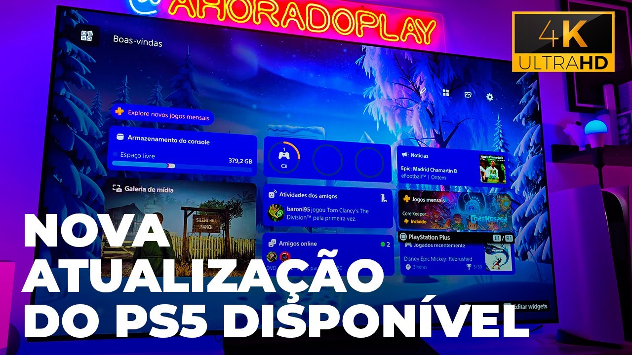 Já atualizou o seu PS5? Nova ATUALIZAÇÃO disponível (Versão 26.01-12.60.00)