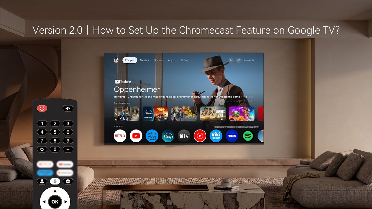 Version 2.0 | How to Set Up the Chromecast Feature on Google TV？