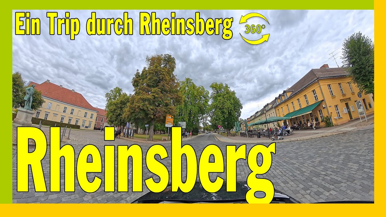Ein Trip durch Rheinsberg - Ein Juwel in Brandenburg - Ein Video in 360 Grad