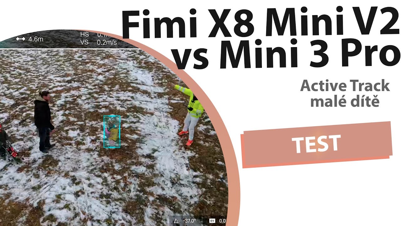 Fimi X8 Mini V2 vs DJI Mini 3 Pro sledování malého dítěte