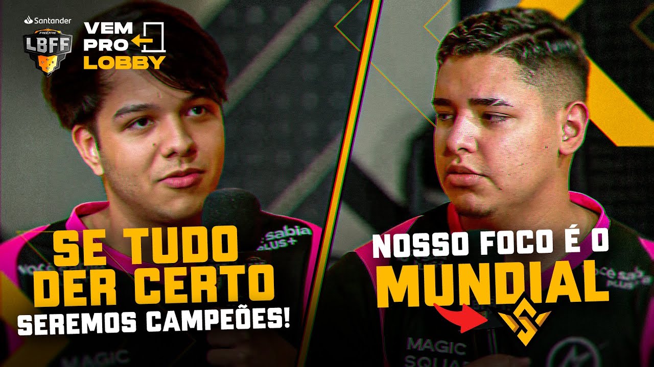 O FOCO é o mundial! MAGIC SQUAD quer ser CAMPEÃ! 🔥 | VEM PRO LOBBY | LBFF