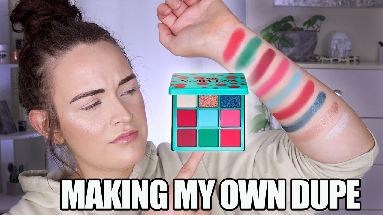 DUPING THE ABH NORVINA MINI PRO PIGMENT VOL 3 WITH PALETTES I ALREADY OWN