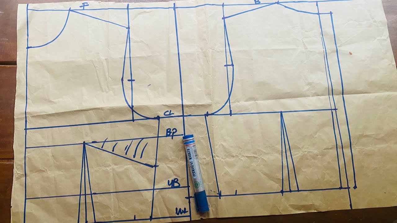 HOW TO DRAFT BASIC BODICE BLOCK. 