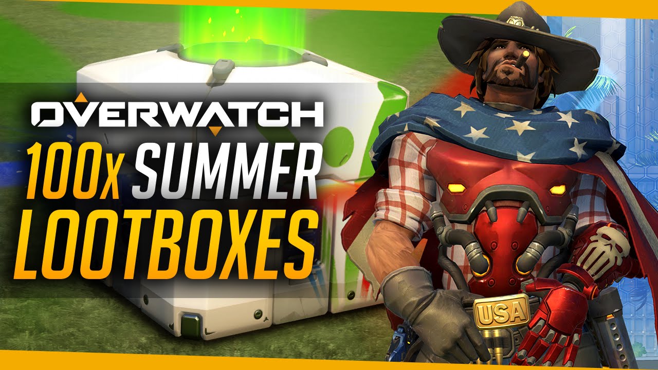 Overwatch | 100 Summer Lootboxes UNBOXING