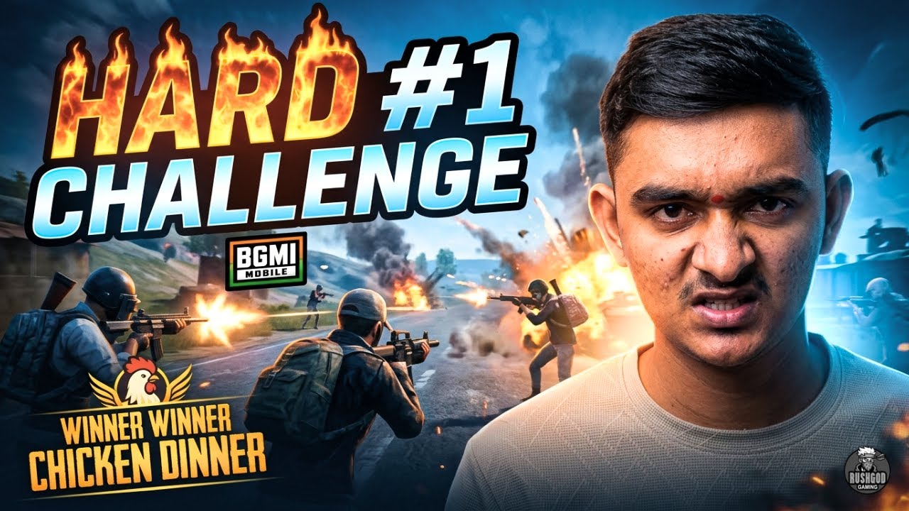 HARD #1 CHALLENGE 🔥 #bgmilive