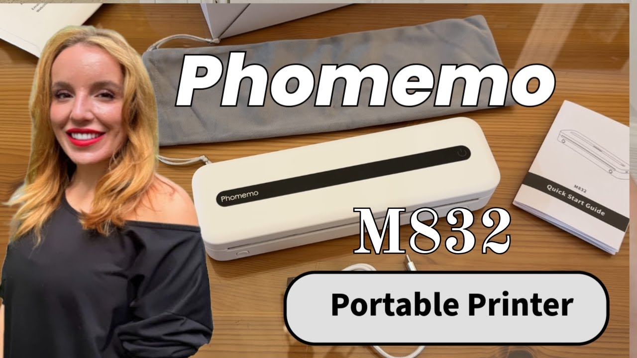 Phomemo M832 Portable Printer | The Future of Document Printing | Best Thermal Travel Printer