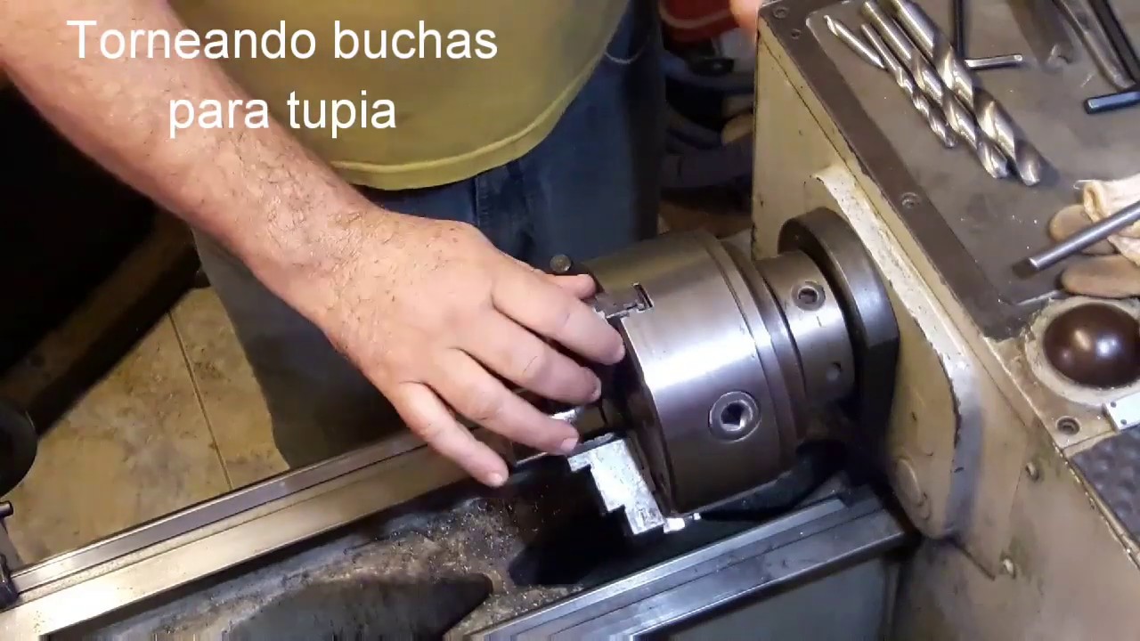 Torno Nardini TT 125 torneando bucha VND