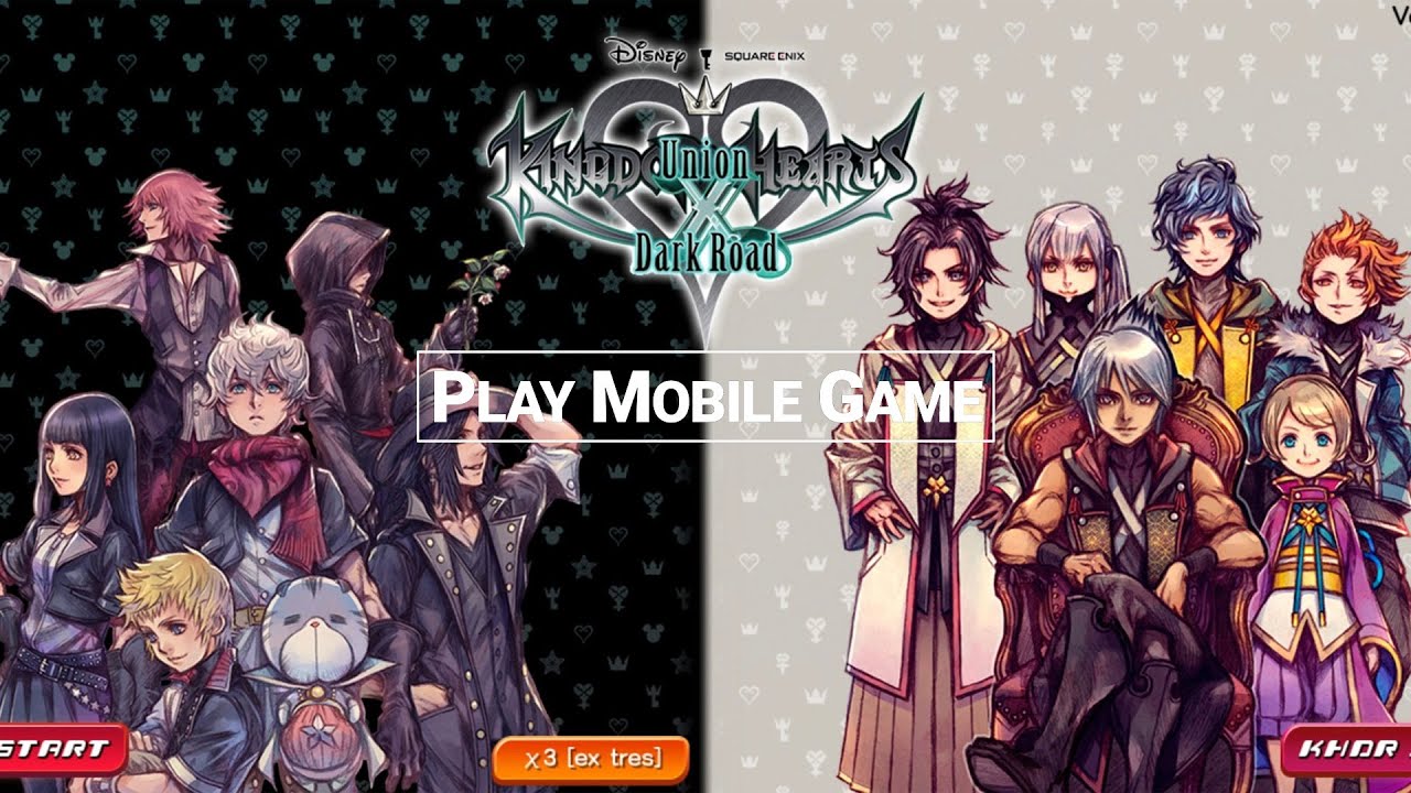 Kingdom Hearts Uχ Dark Road (by SQUARE ENIX) Gameplay [iOS][Android]