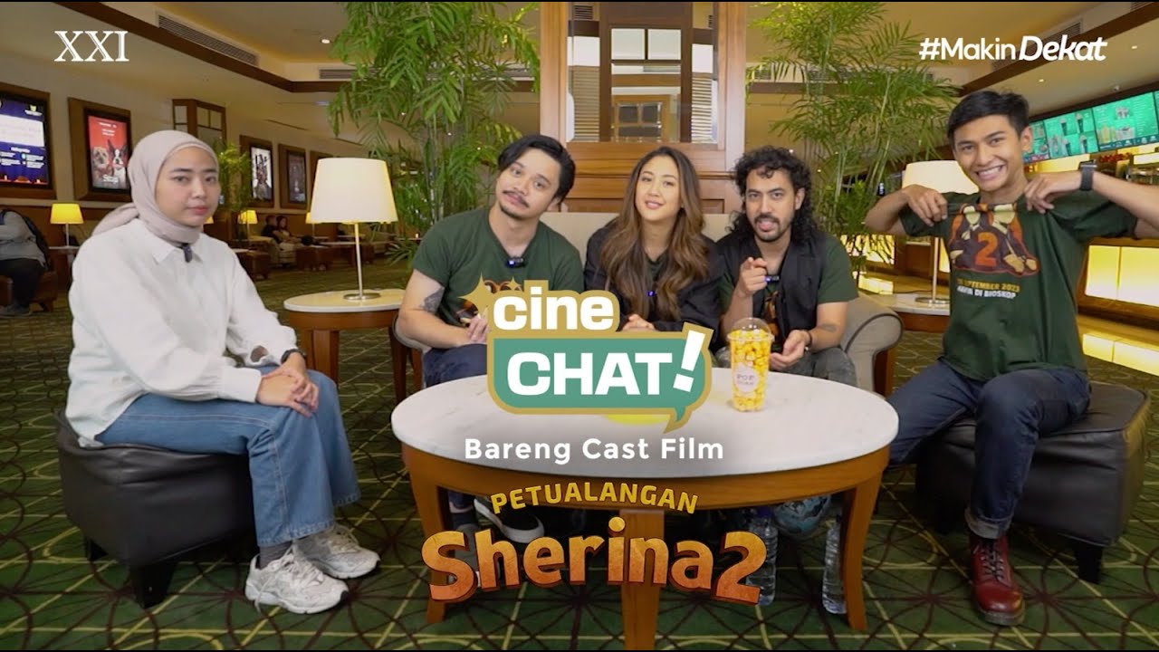 GAGAL SERIUS NGOBROL SAMA SHERINA, DERBY, ARDIT & RANDY?!? | Cine Chat Petualangan Sherina 2