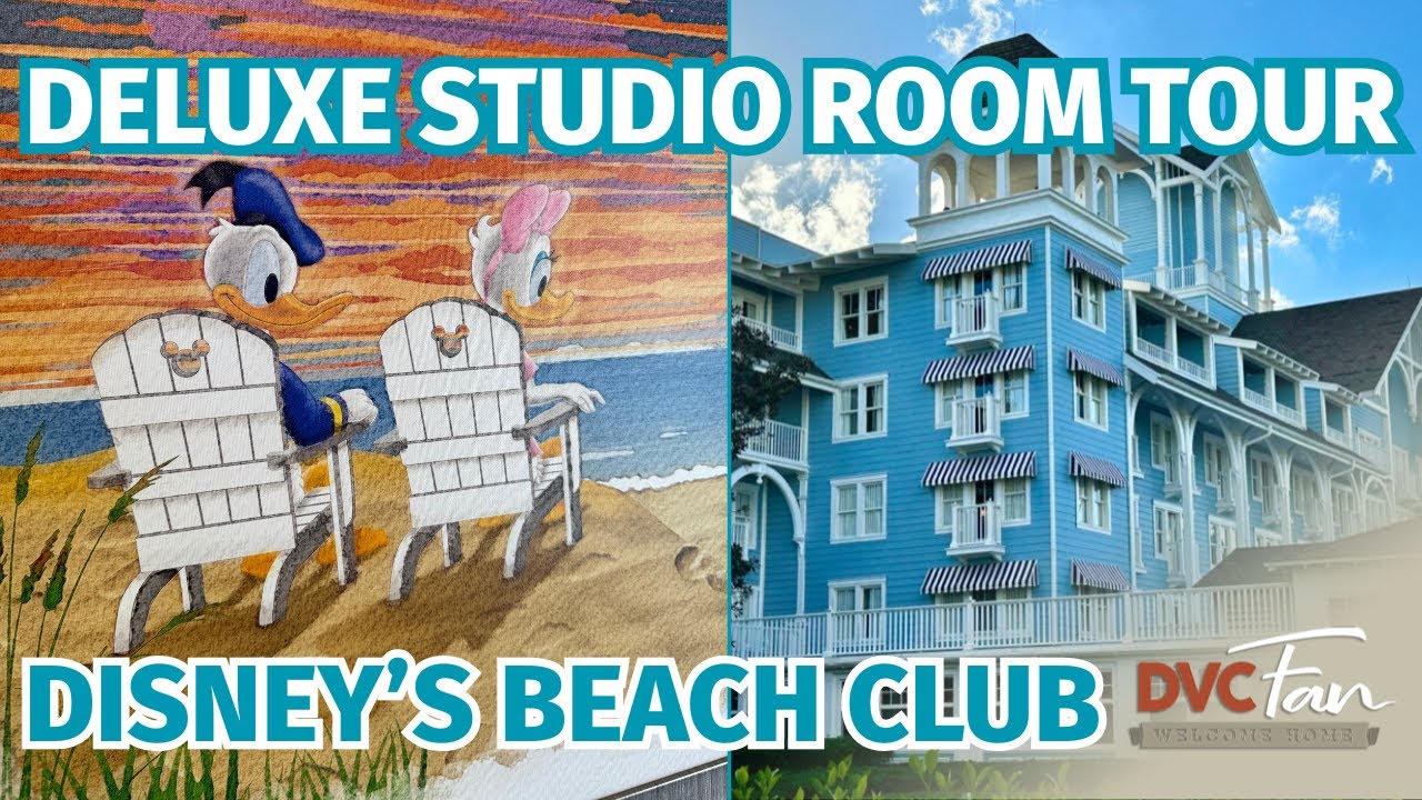 Экскурсия по номерам-студиям класса люкс в комплексе Disney’s Beach Club Villas!