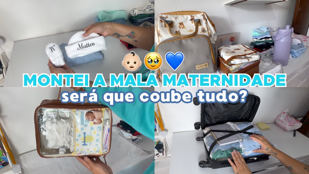 MONTEI A MALA MATERNIDADE DO MEU BEBÊ 
