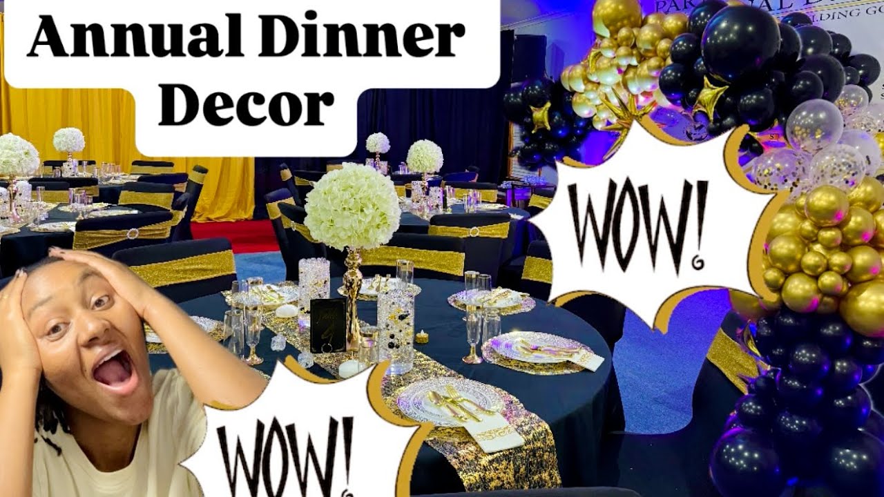 Partners And Friends Annual Dinner Party Decor!