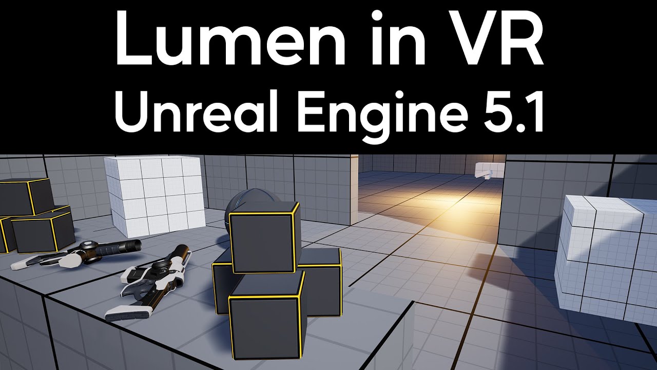 Windows VR проект для Oculus Unreal Engine 5.1 с Lumen освещением