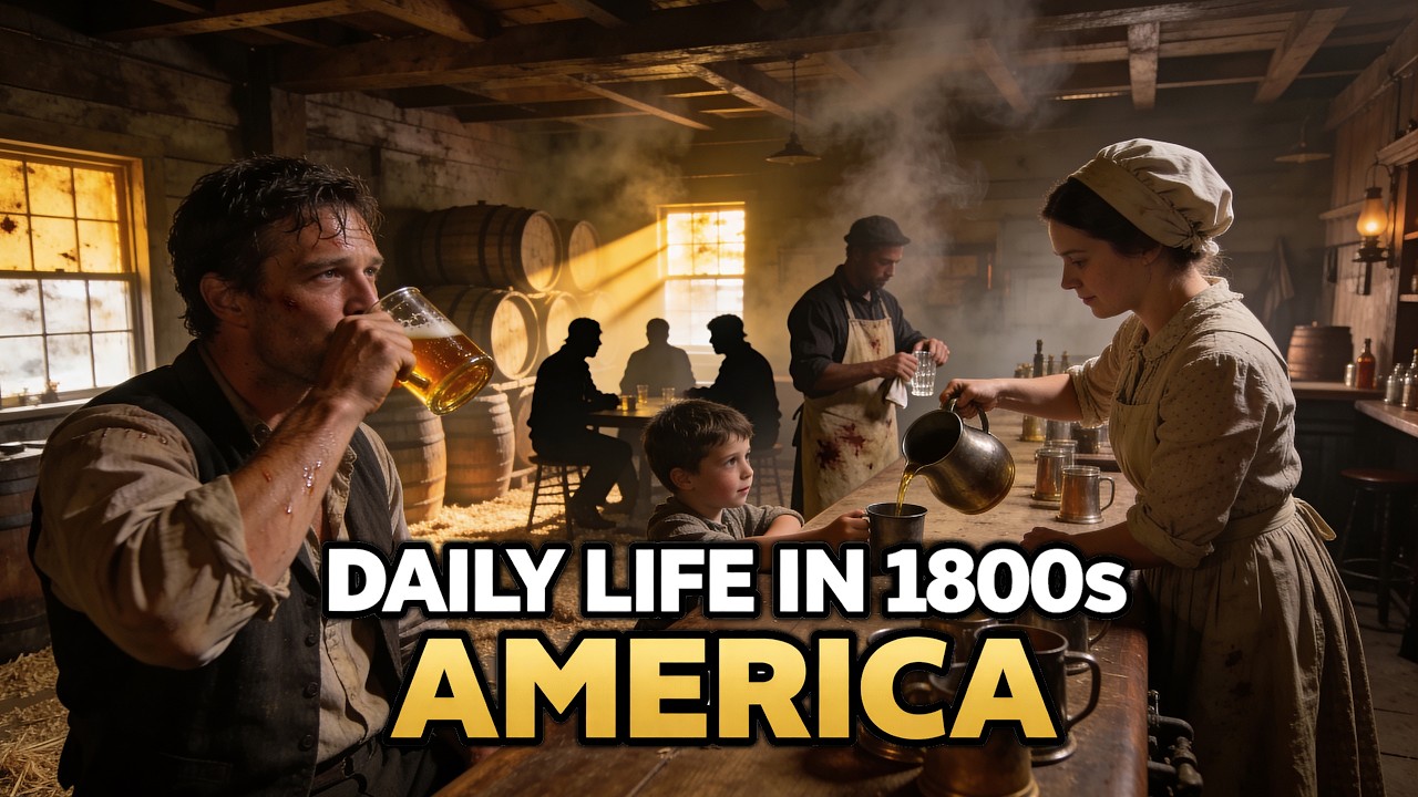 What Did People Drink When Water Went Bad in Summer 1800s America | Relaxing History to Fall Asleep