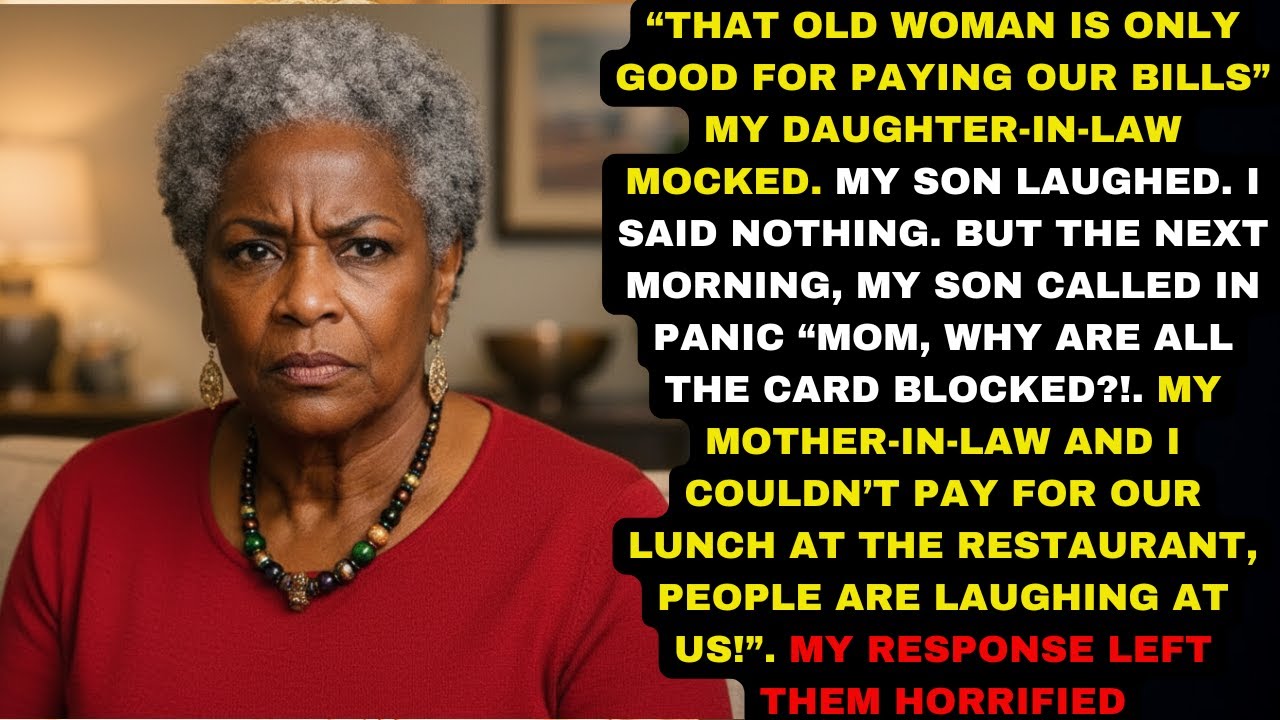 Why Are All the Cards Blocked? My Mother-in-Law and I Couldn’t Pay for Lunch at the Restaurant…