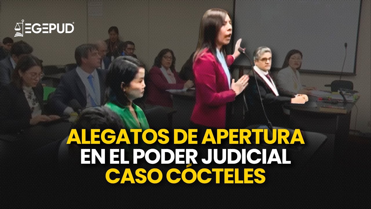 Alegatos de Apertura | Caso Cócteles ante el Poder Judicial
