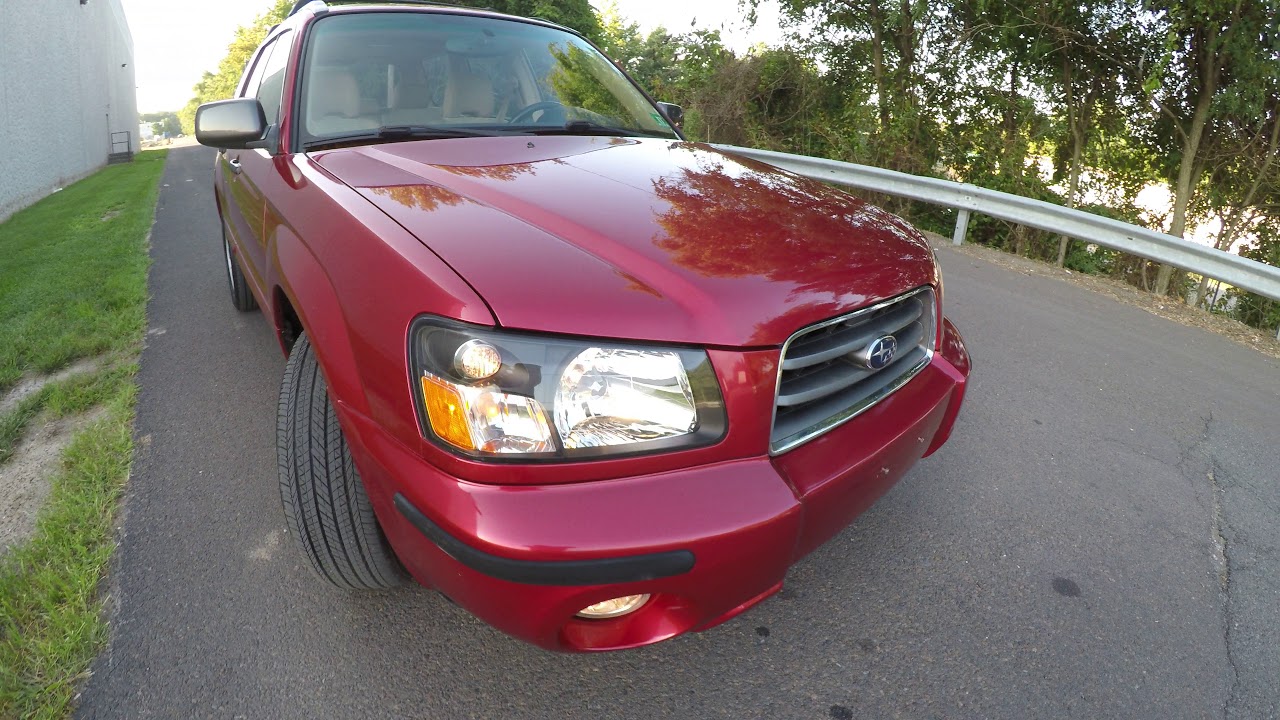 4K Review 2003 Subaru Forester 2.5XS AWD Automatic Virtual Test-Drive & Walk-around