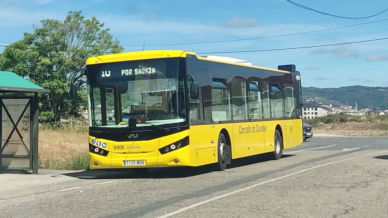 Los nuevos buses urbanos de Ourense, sin adaptar