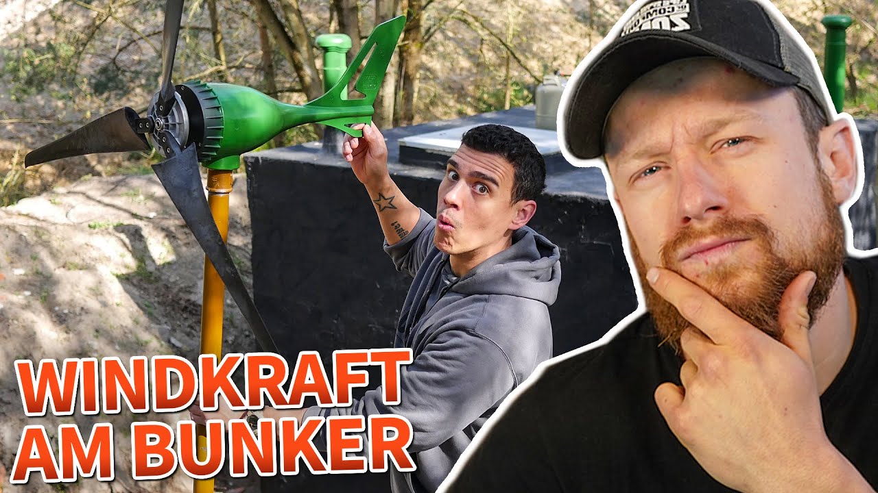 Fritz Meinecke reagiert auf PREPPER BUNKER Windkraftanlage 😲 Survival Mattin hat STROM im HAUS