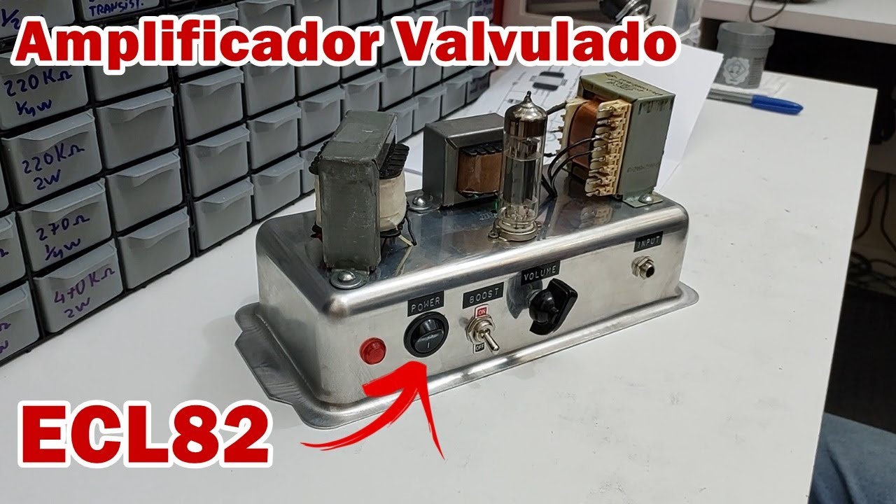 Amplificador valvulado HANDMADE com ECL82