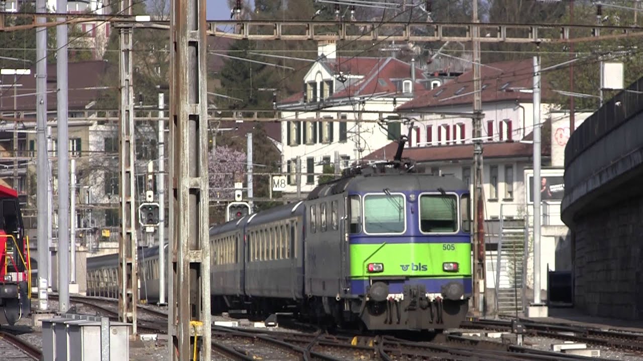 Old and new BLS trains