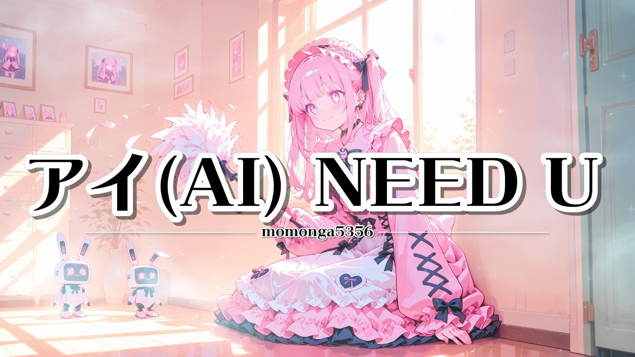 【邦楽J-Pop】【テロップ】アイAI NEED U　#jpop    #bgm   #邦楽      #オリジナル曲  #suno  #アンドロイド   #ボカロ