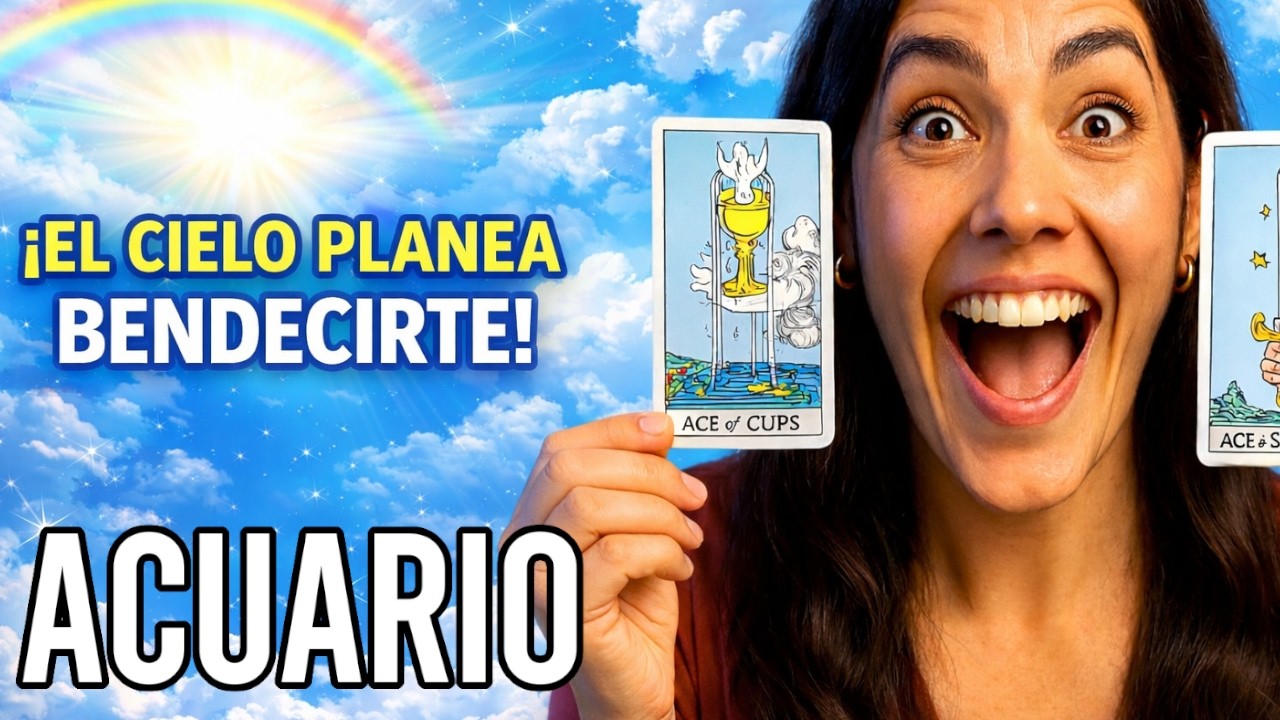 ACUARIO ⚠️  ESTO REVIENTA! EL UNIVERSO TRAE GRAN ABUNDANCIA! NO TE IMAGINAS LA GRAN SORPRESA! ⚠️