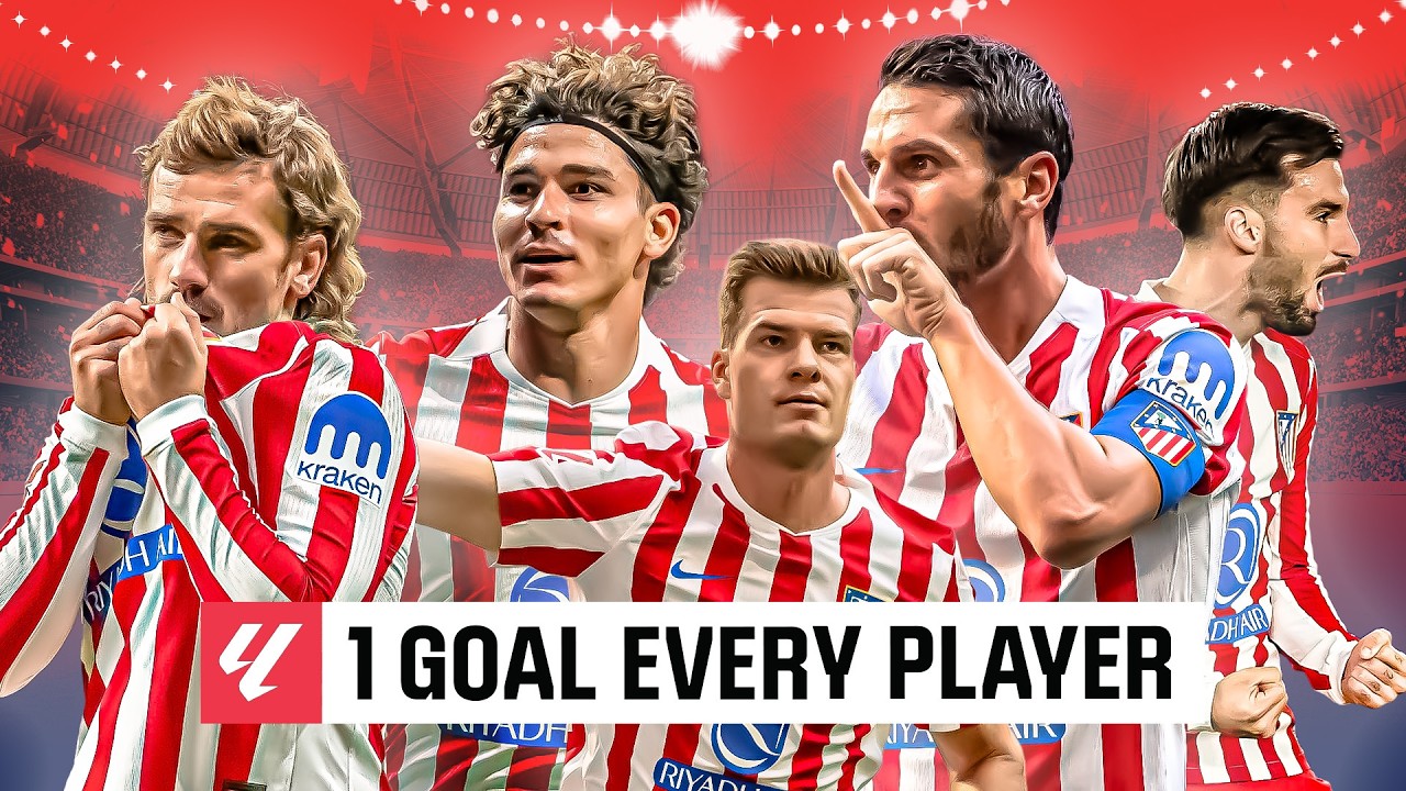 UN GOLAZO de CADA JUGADOR del ATLÉTICO DE MADRID | LALIGA 2025/26