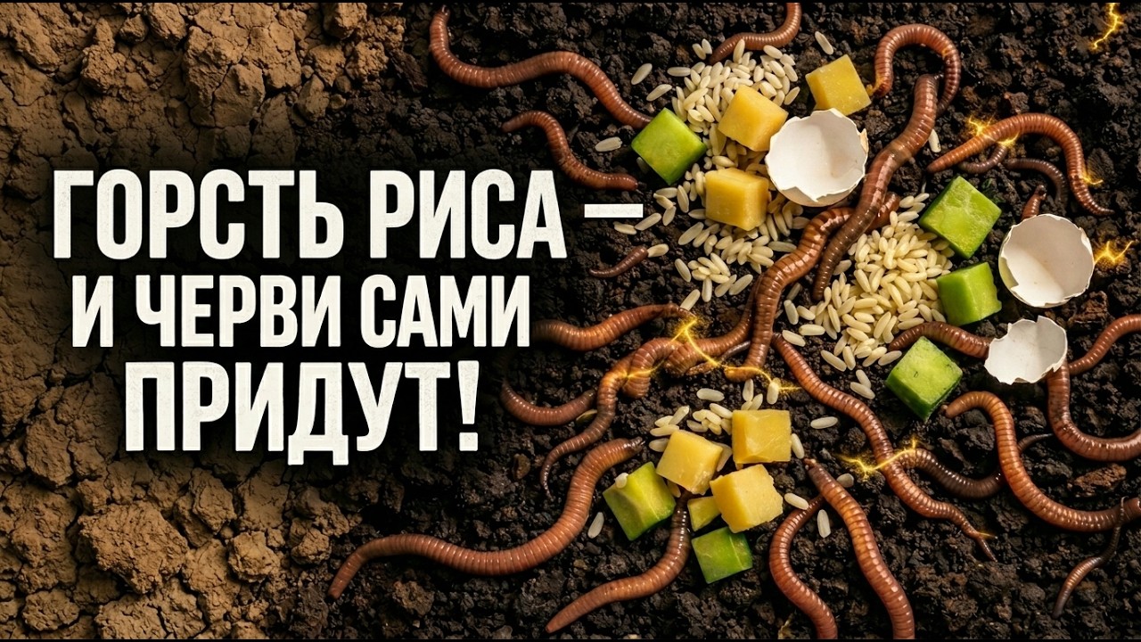 РИС ЭФФЕКТИВНЕЕ УДОБРЕНИЙ: КАК РАЗБУДИТЬ ЧЕРВЕЙ, ОЖИВИТЬ ПОЧВУ И ПОЛУЧИТЬ СИЛЬНЫЙ УРОЖАЙ